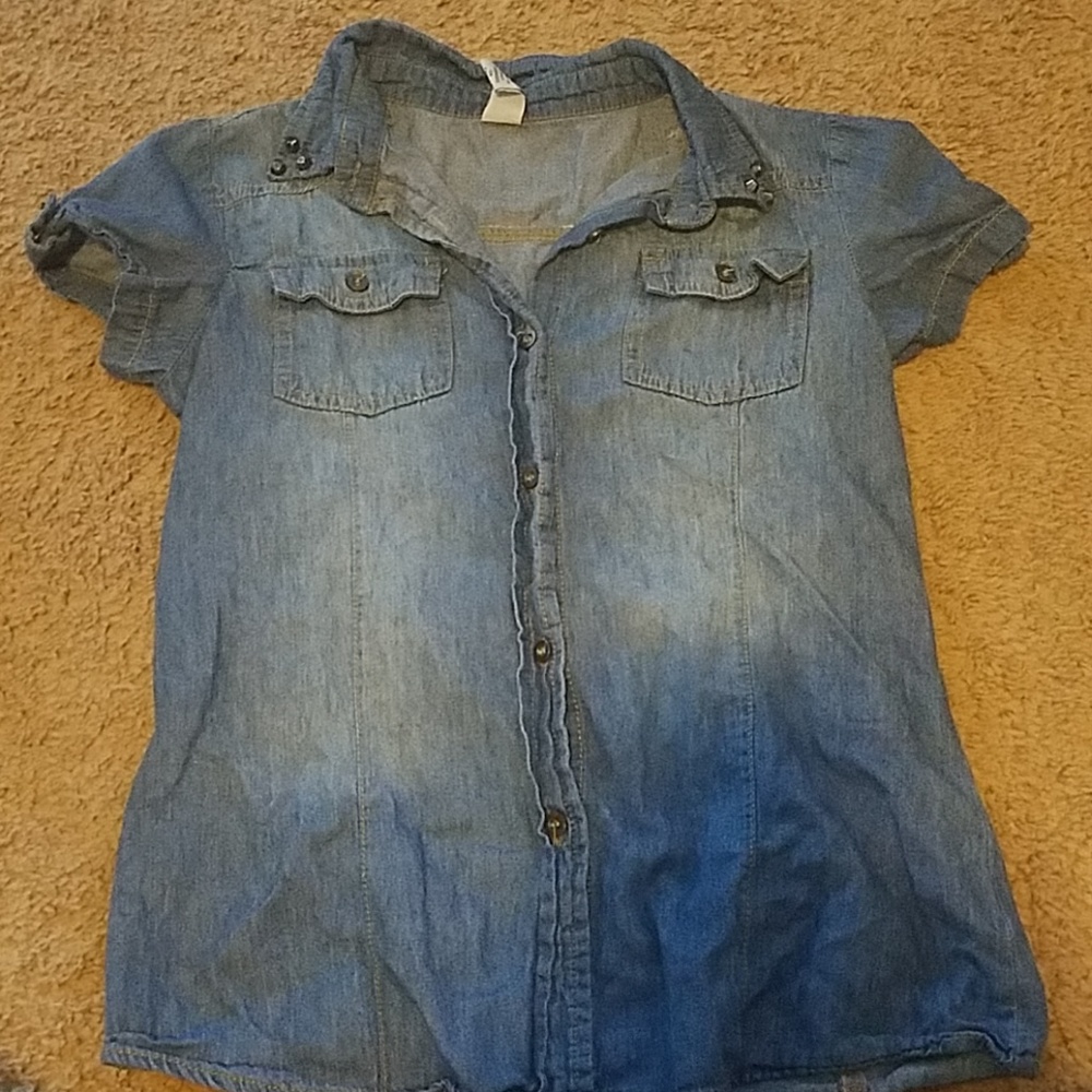 🎀BILAIN KIDS🎀 BLUE JEAN SHIRT